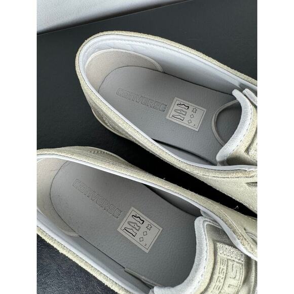 Converse CONS Sea Star LS OX Sesame Suede White Men's Size 13 - Picture 8 of 10